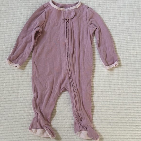 Cloud Island Pink and Lavender Footies Size 0-3 Months - Picture 5 of 9
